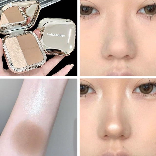 Multi-functional Contour Palette Makeup Smooth & Blendable Face Palette Two-tone Long-lasting Matte High Palette Daily