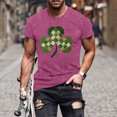 thumbnail image 5 of jowamay St Patricks Day T Shirt Men Shamrock Crew Neck Vintage Printed T Shirts Irish Summer Tops for Party, 5 of 8