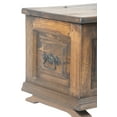 thumbnail image 5 of Artesano Home Decor - Handmade Solid Reclaimed Barn Wood & Wrought Iron Hardware Trunk for Indoor Ideal for Home, Living Room and Bedroom (Brown) - Rustic Style 01 - 60" Width, 5 of 10