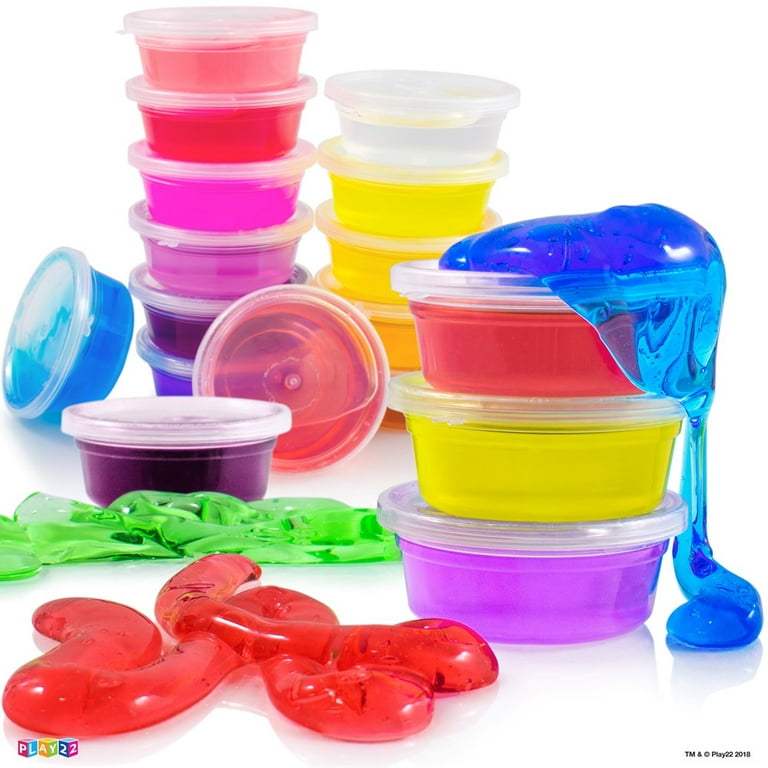Play22 DIY Slime Kit for Kids - 18 Color Crystal Slime Making Kit