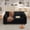 Black, variant on Asofer 75" Comfy Upholstered Sofa, 2 Seater Couch for Living Room, Big Loveseat with Extra Deep Seats, 2 Pillows, Dark Gray