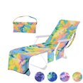 thumbnail image 2 of Beach Chair Cover No Sliding Quick Drying Chaise Lounge Towel, 2 of 6