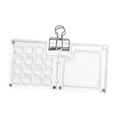 thumbnail image 1 of Artista de bolsillo acuarela Juego de viajes Paleta de pintura Mini vacía para acrílico Paleta de pintura al óleo Caja de pintura de la rejilla Clear 15 hoyos, 1 of 8