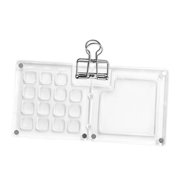 Set de acuarela de viaje Pocket Artist para amantes del arte Clear 15 hoyos