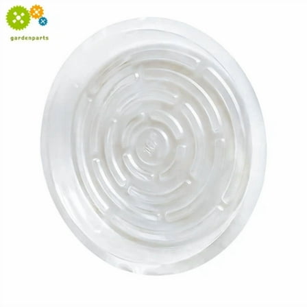 10 Pcs Clear Thick Plastic Sturdy Heavy Duty Plant Flower Saucer Drip Trays 6''