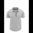 thumbnail image 2 of Camisetas de Corta para Hombre, Informales, Absorbentes de Humedad, de Golf, Ajustadas, Básicas, con Bolsillo. XXXL, 2 of 7