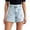 C-BU250, variant on DHFJKG Womens Jeans Shorts Summer Mid Rise Stretch Flat Front Denim Shorts With Front Pockets Casual Stylish Bottoms