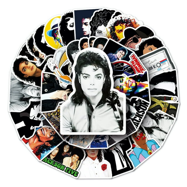 Paquete de pegatinas Anime de Michaels Jacksons, 51 unidades, cartón decorativo