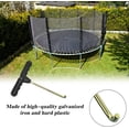 thumbnail image 3 of Trampoline Spring Traction Tools Metal T Hook, Tent Hand Tool, Exhaust Spring Hook, Trampoline Accessory, for Tent Trampoline Spring Traction Tool, 4 Pcs, 3 of 5