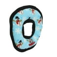 thumbnail image 6 of Tuffy Holiday Medium Ring Snowman, Durable Plush Squeaky Dog Toy, 6 of 6