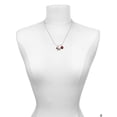 thumbnail image 3 of Delight Jewelry Silvertone Panda Bear Standing Red Lucky Ladybug Necklace and Dangle Earrings Set, 3 of 6