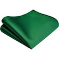thumbnail image 3 of LAICAIW Mens Solid Color Double Fold Pre-tied Bow Tie and Pocket Square Set, 3 of 7