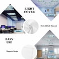 thumbnail image 6 of 1 Pack Summer Coastal Fluorescent Light Covers for Ceiling Lights Ocean Seaweed Anchor Nautical Coral Bubble Magnetic Ceiling Light Covers Overhead Light Filters for Office Classroom Home, 6 of 9