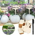thumbnail image 2 of Wooden Plant Label Stakes for Gardening, Potted Plants, Succulents, with Marker Pen, Easy to Write And Clean, Reusable, Uv Resistant, 50 Pack, 50 Plant Tags + 1 Marker, 2 of 9