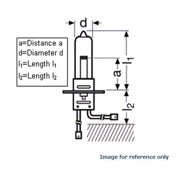 NARVA 58368 - 6392LL - 150W 6.6A HLX PK30d Male Connector Airfield Bulb 64361Z/C J1/83Z