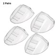 thumbnail image 1 of Two Pairs Safety Glasses Side Shield Transparent Glasses Frame Side Wing Double Hole Glasses Side Shield, 1 of 6