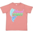 thumbnail image 3 of Inktastic Mermaid Vibes Mermaid Tail Girls Toddler T-Shirt, 3 of 5