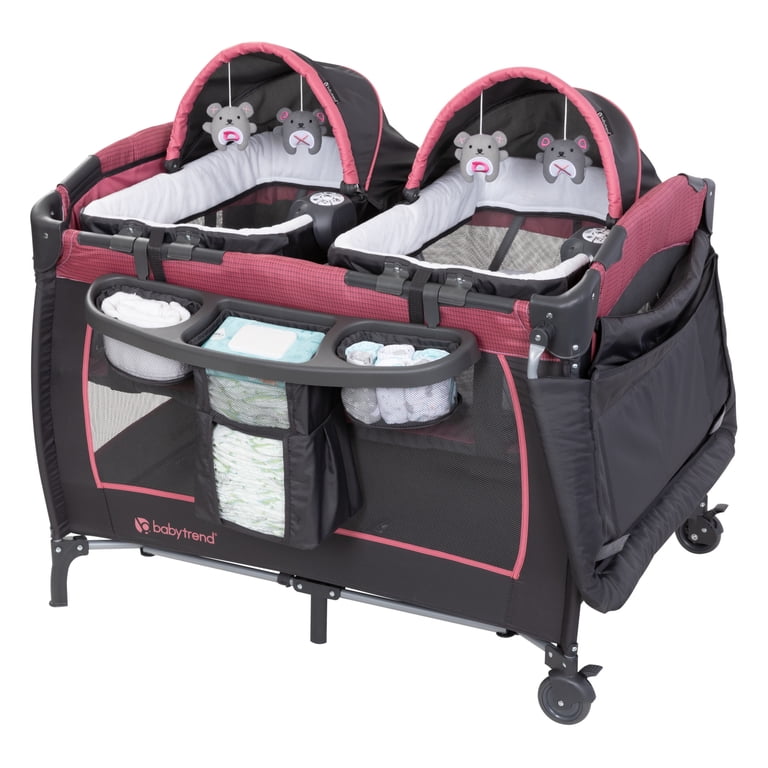 Baby Trend Lil Snooze Deluxe III Twin Playard with Bassinets photo 1