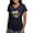 Navy, variant on CafePress - LITTLE PEANUT Women's V Neck Dark T Shirt - Women's V-Neck Dark T-Shirt
