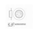 thumbnail image 4 of Winstop Brake Rotor, Rear WS238591, Saab 9-5 2009-1999, 4 of 4