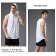 thumbnail image 3 of Chaqueta Casual Chaleco Capucha Para Hombre Nuevo No Mangas, 3 of 4