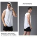 thumbnail image 3 of Chaqueta Casual Chaleco Capucha Para Hombre Nuevo No Mangas, 3 of 4