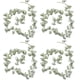 thumbnail image 5 of Matsuzay Guirnalda colgante de flores falsas para decoración del hogar, ecológica, fácil de limpiar, interior o exterior, 4 pack/lote blanco 135 cabeza 2Conjunto, 5 of 6