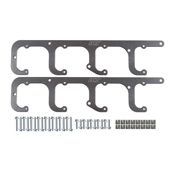 ICT Billet 5.3L LS Valve Cover Coil Brackets Compatible with D514A and D510C LSX Swap Truck LS1 LS3