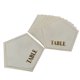 thumbnail image 1 of Paquete de 10 Uds. de tarjetas de lugar para mesa de boda, tarjetas de mensaje de nota, recuerdo de regalo Macarena Tarjeta de lugar de mesa de papel, 1 of 8