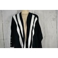 thumbnail image 3 of Alfani Women's Petite Striped Open-Front Cardigan Black Size Medium, 3 of 4