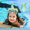 thumbnail image 2 of Gafas de natación Freela para niños de 6 a 14 años con cubierta nasal antivaho, 2 of 5