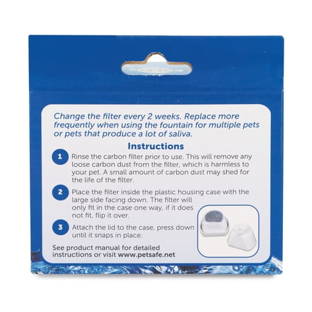 PetSafe Drinkwell Replacement Carbon Filters - 4-Pack - Image 6