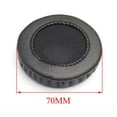 thumbnail image 4 of 1 Paire de Coussinets d'Écouteurs Portables Doux Anti-Poussière Lavables Réduction de Bruit Paire Éponge PU Remplacement de Gobelet d'Écouteur Intérieur Barre de Filet Housse de Casque 70mm, 4 of 9
