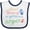 White and Navy, variant on Inktastic Future Surgeon Kids Doctor Boys or Girls Baby Bib