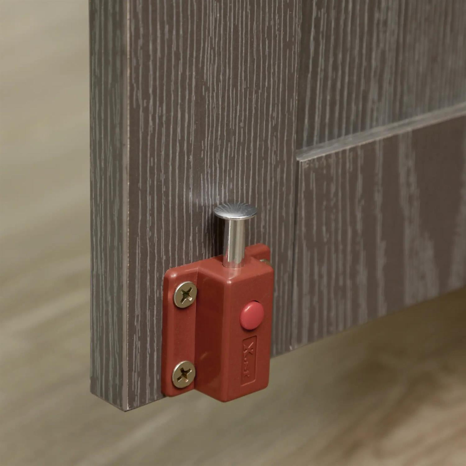 Pefilos 45" Dog Crate Furniture with Lockable Magnetic Doors, Wooden Kennel Table, Indoor Dog House for Medium Dogs, Gray