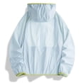 thumbnail image 4 of KIHOUT Men Summer Thin UPF50+ Breathable Sun Protection Jacket Full Zip Hooded Windbreaker for Fishing Hiking Sports, 4 of 9