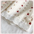thumbnail image 5 of Amidoa Girls Summer 2 Piece Outfits Cotton Cute Sleeveless Tops Tops and Casual Pants Kids Clothing Set Red Size 5T Red Size 5T, 5 of 9