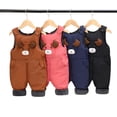 thumbnail image 5 of Ruyang Baby Cute Animal Puffer Snow Bib Overalls Toddler Zip up Ski Jumpsuit Winter Waterproof Warm Clothes Down Snowsuit, 5 of 9