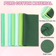 thumbnail image 3 of Uxcell 35Pcs 4" x 4" Solid Color Cotton Fabric Bundles Precut Fabric Square, Green, 3 of 6