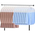 thumbnail image 1 of Shoulder Covers for Clothes (Set of 15) Breathable Garment Dust Covers Protectors with 2" Gusset for Suit, Coats, Jackets, Dress Closet Storage White, 1 of 4