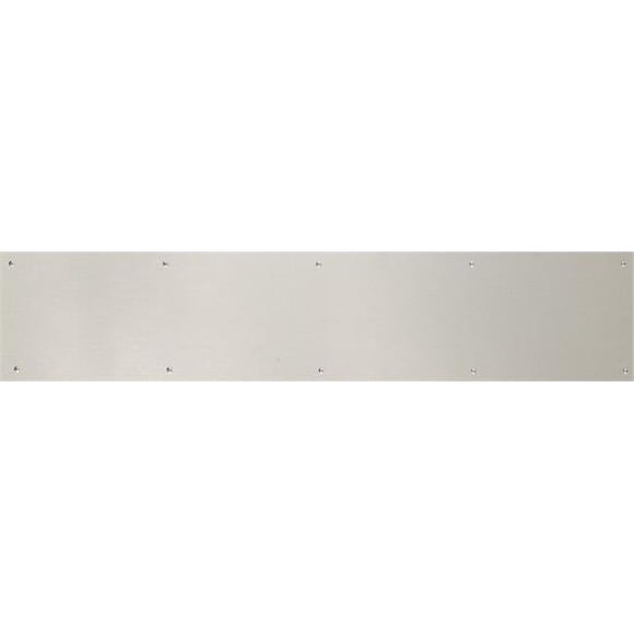 Screw Mount Satin Nickel-Aluminum Kick Plate