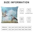 thumbnail image 5 of Creowell  Cranes  Sandhill Birds Throw Pillow Cover,Decorative Square Accent Pillow Case&nbsp;Pillowcases for Couch Bed Car Living Room, 5 of 5