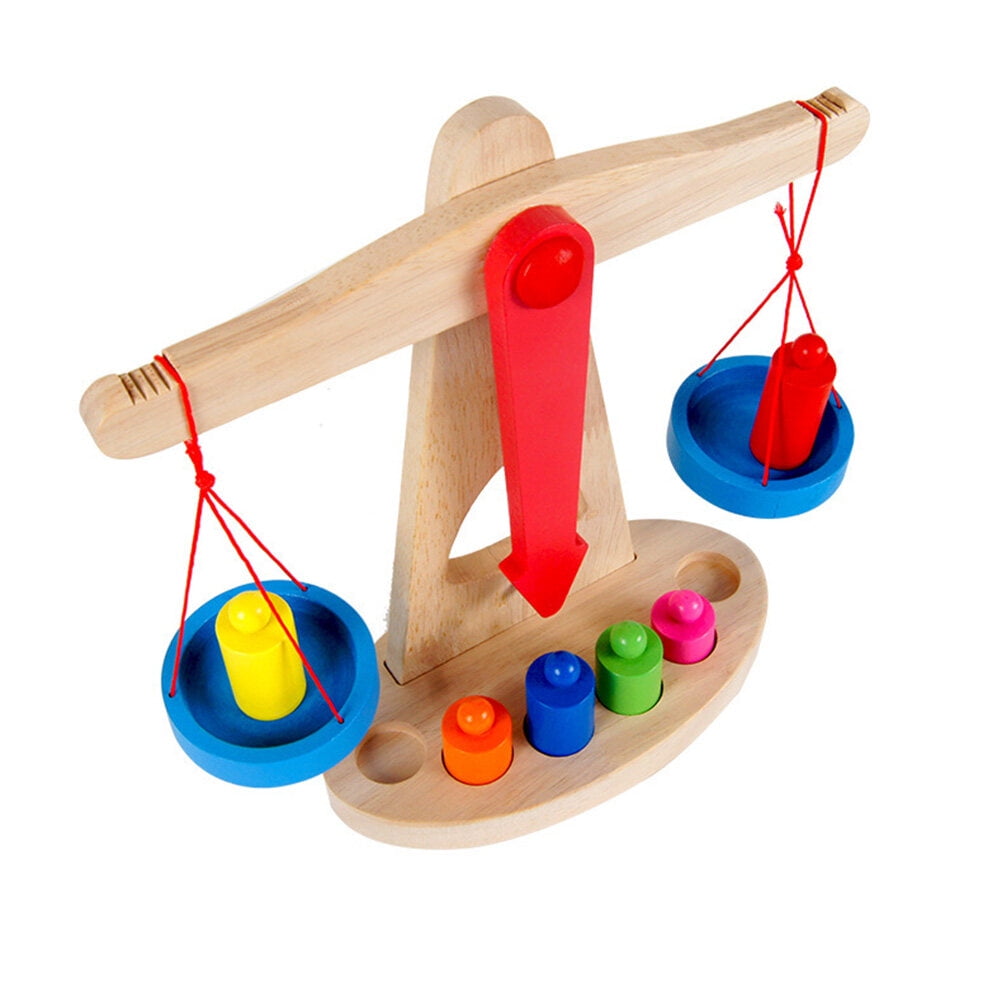 1 Set of Children Educational Playthings Teaching Aids Tools Balance Scale Toys Walmart