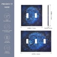 thumbnail image 3 of 2 Gang Light Switch Cover Plate Leo Of Zodiac Wall Plate Decorate Electrical Outlet Cover Plates 4.56”x4.48”, 3 of 8