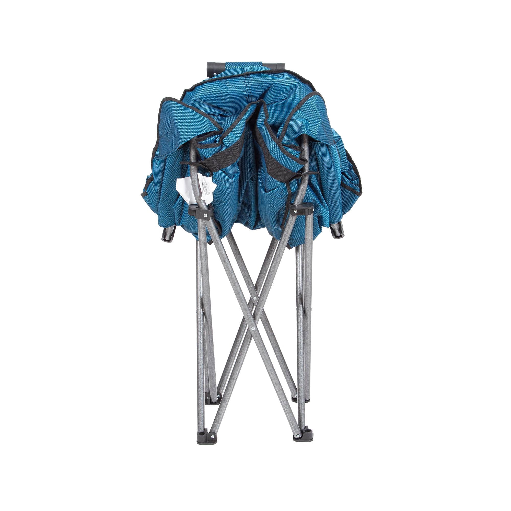 Mac Sports Folding Portable Padded Outdoor Club Camping Chair with Bag