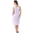 thumbnail image 2 of Casual Nights Women's Sleeveless Striped Lace Night Gown, 2 of 2