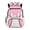 Baseball Pink Drip, variant on FKELYI Cartoon Cat Pink Print 17 Inch Schoolbag Spacious Kids Backpack with Multi-Pockets Primary School Bookbag Travel Backpacks for Elementary Student Girls Rucksack