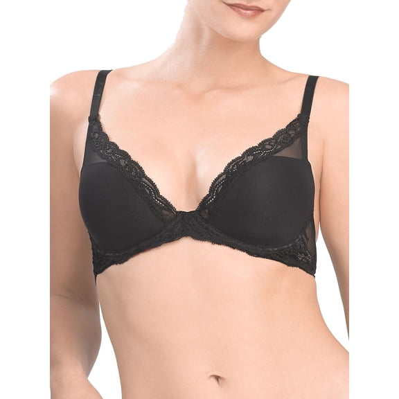 Feathers Lace Plunge Nursing T-Shirt Bra