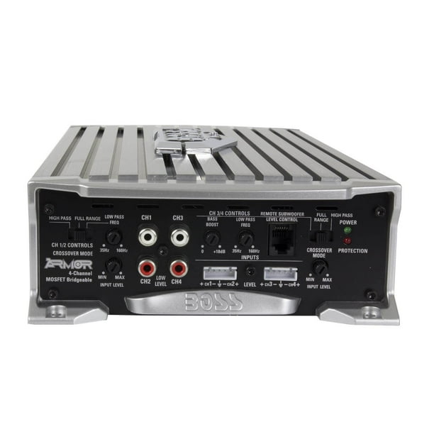 BOSS Audio Phantom 1600W 2 Channel Full Range Class A/B Amplifier (4 Pack)  