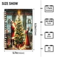 thumbnail image 3 of joogoo A5 Spiral Journal Notebook Santa Claus Christmas Tree College Ruled Notebooks 8.3" x 5.7" 2 PCs, 3 of 8